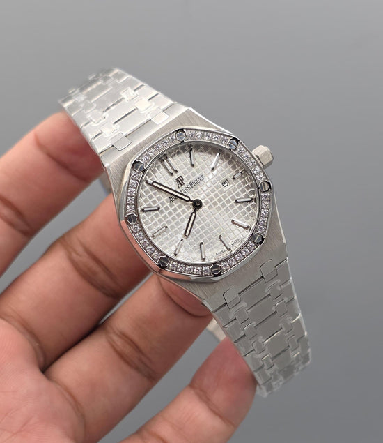 Audemars Piguet Royal Oak — Silver White Brezel Super Clone Master Copy